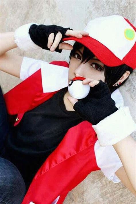 Red, pokemon, cosplay | Pokemon trainer cosplay, Pokemon red, Pokemon ...