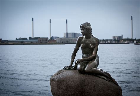 The Little Mermaid Sculpture in Copenhagen