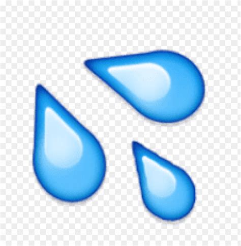 Download ios emoji splashing sweat symbol clipart png photo | TOPpng