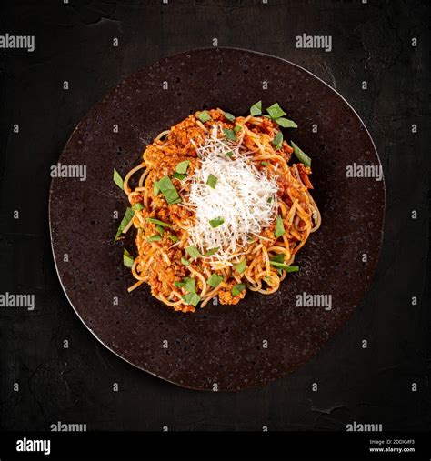 Italian pasta bolognese Stock Photo - Alamy
