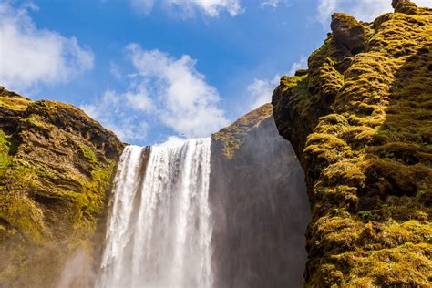 Skogafoss is one of the most well known waterfalls in Iceland and ...