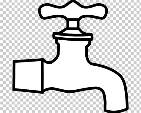 Tap Water Black And White PNG, Clipart, Black, Black And White, Clip Art, Drinking Water, Line ...