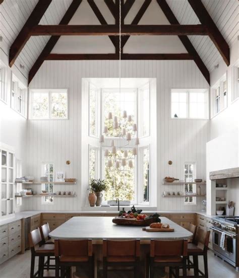 12 Kitchens With Stunning High Ceilings Seen on Instagram | Hunker