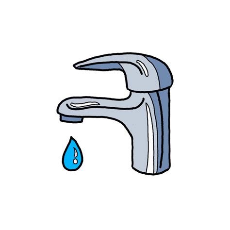 How To Draw A Faucet - Trackreply4