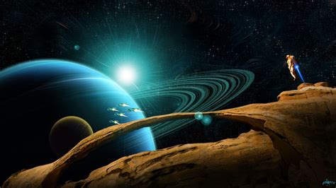 Outer space planets science fiction wallpaper | 1920x1080 | 243588 | WallpaperUP