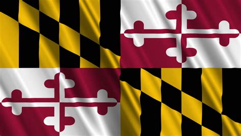 Maryland Flag Loop 1 Stock Footage Video 1373335 - Shutterstock