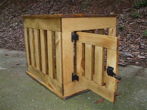 Dog Crate End Table Wooden Dog Kennel Indoor Wood Dog House