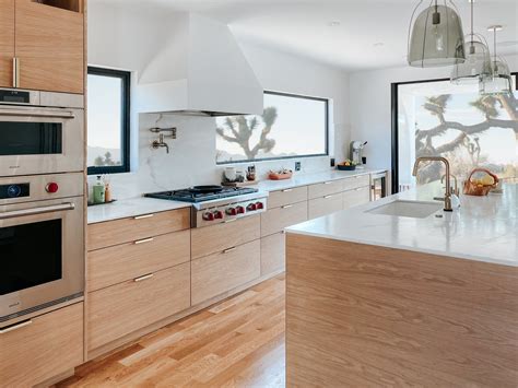 Plain Sliced White Oak Kitchen Cabinets — We Make Custom Cabinets