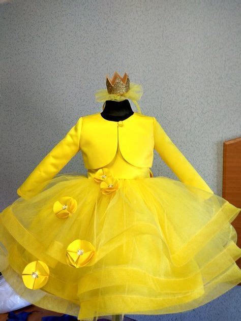 Yellow baby dress 1st birthday dress Luxury Childrens dress for birthday Dresses for girls in ...