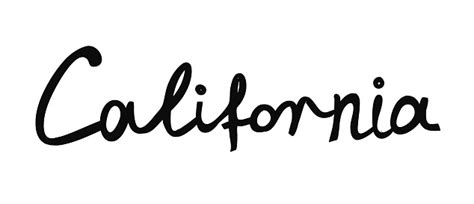 Handwritten Word California Lettering Stock Illustration - Download Image Now - iStock