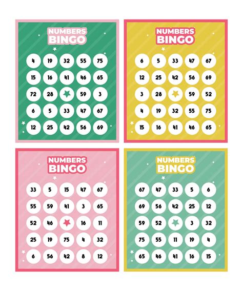 Free Printable Number Bingo Cards For Large Groups Printable Bingo Cards | Images and Photos finder