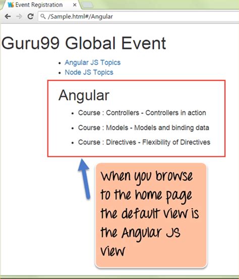 AngularJS Routing Example with Parameters