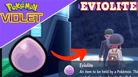 Where to get EVIOLITE in Pokemon Scarlet and Violet - YouTube