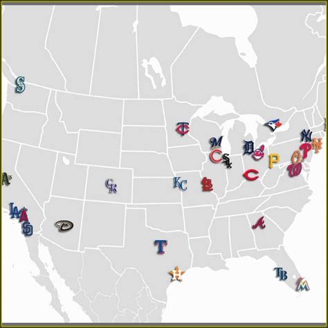 Map Of Mlb Ballparks - map : Resume Examples #A19XE0dY4k