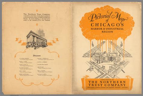 (Covers to) Pictorial map of Chicago's harbor and industrial region ...