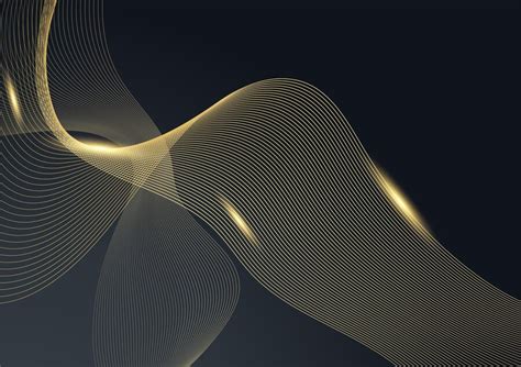 Premium Vector | Black abstract presentation background. Black gold background overlap dimension ...