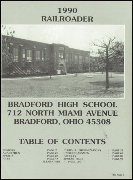 Explore 1990 Bradford High School Yearbook, Bradford OH - Classmates