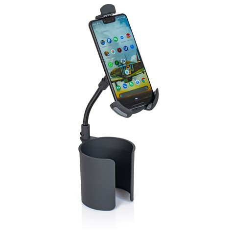 Maxam® Universal Phone Holder - Mounts In Automobile Cup Holder