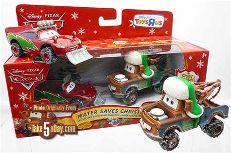 Mattel Disney Pixar Diecast CARS: Mater Saves Christmas "Repeat" | Take Five a Day