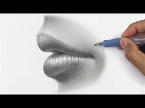 Free Video: How to Draw Lips from the Side - Shading from RapidFireArt ...