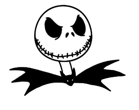 Jack Skellington Bow Tie Nightmare Before Christmas SVG for - Etsy