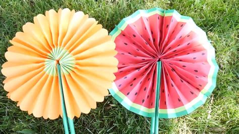 33+ Excellent Photo of Paper Fan Craft For Kids » Craftrating