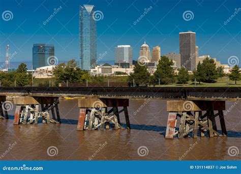 Oklahoma City Skyline, Oklahoma City, Oklahoma Stock Image - Image of vector, landscape: 131114837