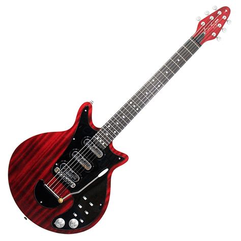 DISC Brian May Super Electric Guitar, Antique Cherry at Gear4music.com