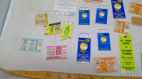 SPORTS TICKET STUBS