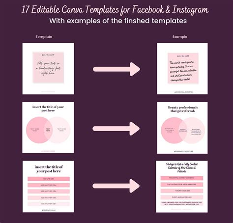 17 Editable Canva Templates | Bombshell Academy