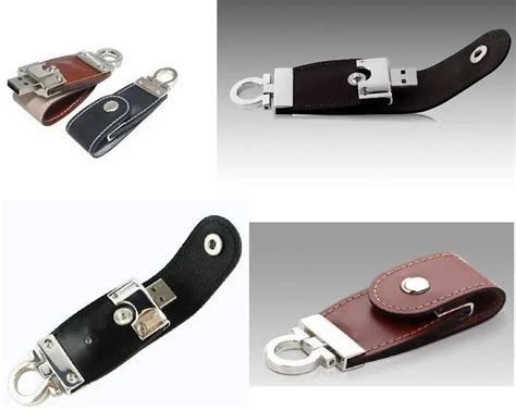 Best selling business leather keychain USB 2.0 USB Flash Drive thumb ...