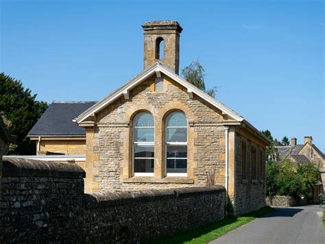 Victorian Old School Building, Guiting Power, Gloucestershire, England Stock Image - Image of ...