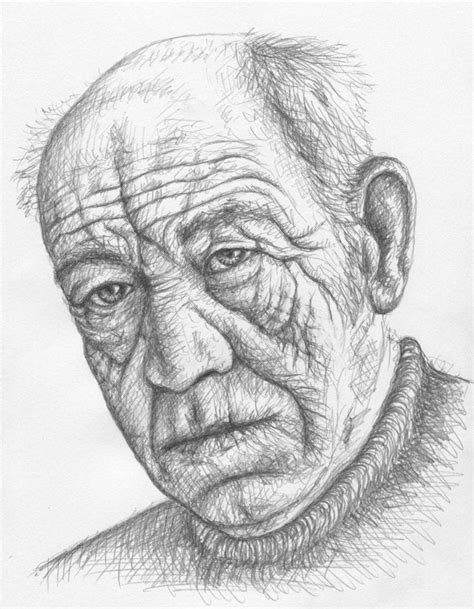 Old Man by ArtsandDogs on deviantART | Old man portrait, Portrait drawing, Old faces