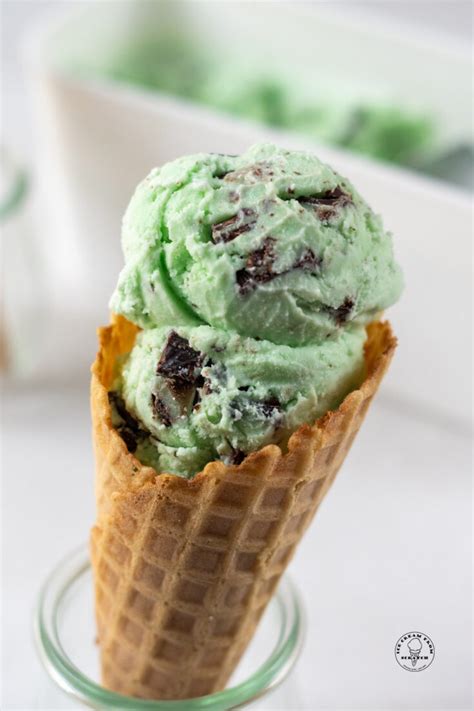 Andes Mint Ice Cream - Ice Cream From Scratch