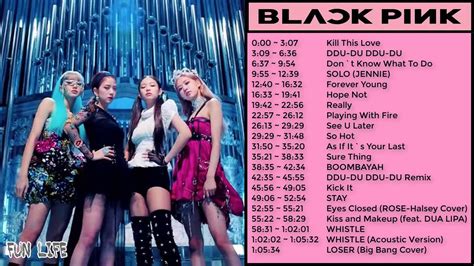 [Playlist] 2019 BLACKPINK All Songs - YouTube