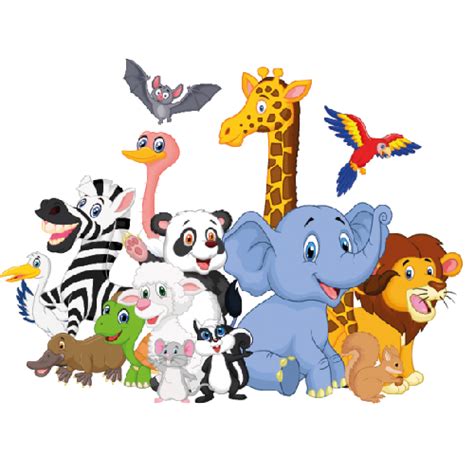 Cartoon Animals Png Transparent - Cartoon Collection