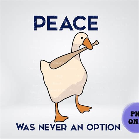 Peace Was Never an Option - Etsy