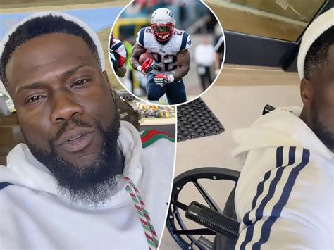 Kevin Hart in a wheelchair after tearing muscles racing NFL player Stevan Ridley: ‘Dumbest man ...