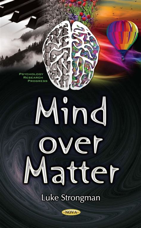 Mind over Matter – Nova Science Publishers