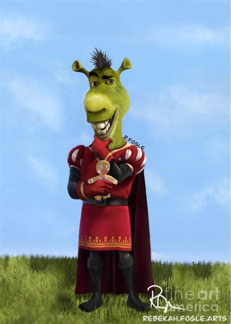 Lord Shrek Donkey Farquaad Digital Art by Rebekah Fogle - Pixels Merch