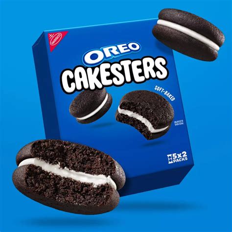 Soft-baked OREO Cakesters returns after a 10-year hiatus, available for $18 per box of 10pc in ...