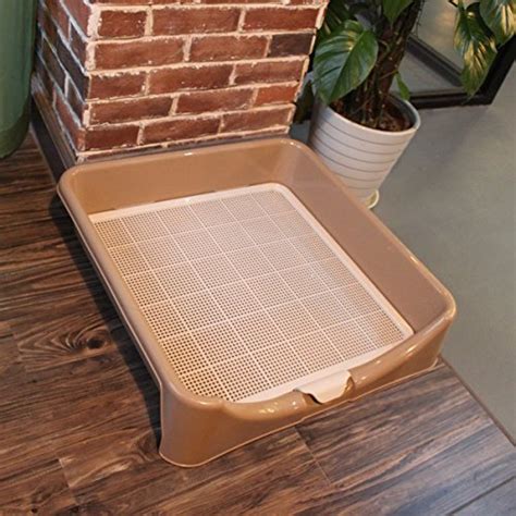 Favorite® Dog Protection Plastic Training Tray/Puppy Training Pad Holder/Indoor Restroom for ...