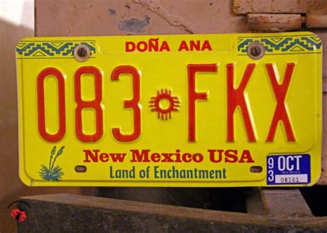 New Mexico's "Chile Capital of the World" License Plate