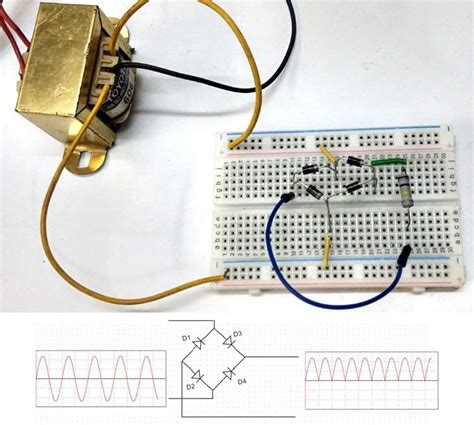 Simple Bridge Rectifier Circuit Diagrams