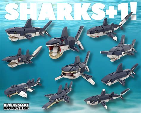 LEGO MOC-48294 SHARKS! 31088 Alternate (Creator > Creator 3-in-1 2020) | Rebrickable - Build ...