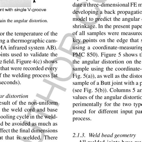 Main dimensions of the weld bead geometry. | Download Scientific Diagram