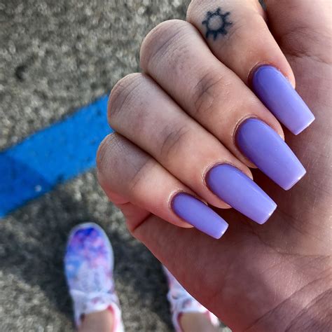 lavender/ purple acrylic nails nails💜 | Purple acrylic nails, Nails ...