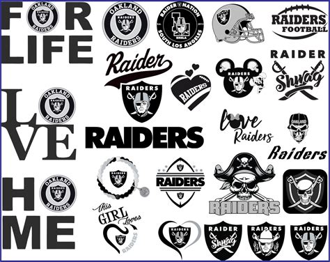 Oakland Raiders Svg, NFL svg, Football Svg Files, T-shirt design, Cut files, Print Files, Vector ...