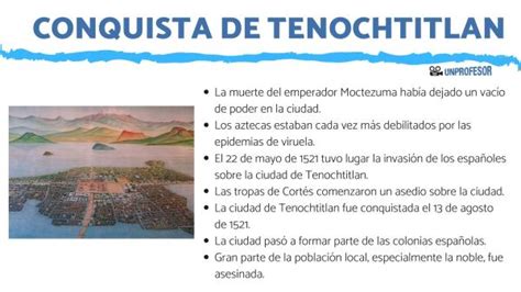 Conquista de Tenochtitlan - RESUMEN para estudiar!