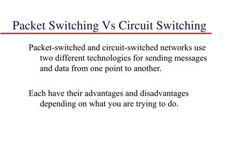 PPT - Packet Switching Vs Circuit Switching PowerPoint Presentation ...